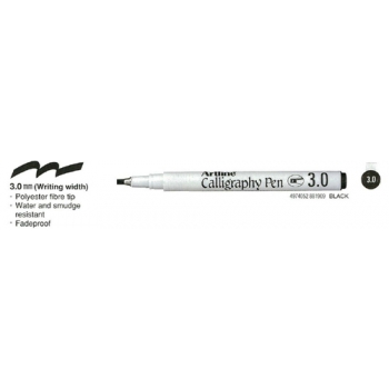 Artline 3mm Calligraphy Pen Black 